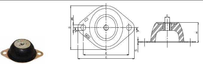 supporti antivibranti mop